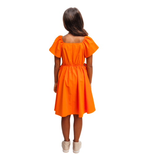 فستان اورنج صيفي (4-12) سنه