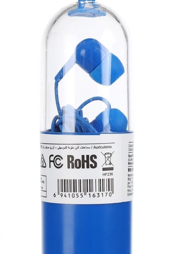 سماعة سلكية بخاصية تقليل الضوضاء - ازرق