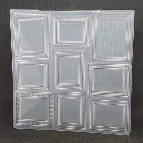 قالب نقش مربعات هندسية 15.2*15.2 سم