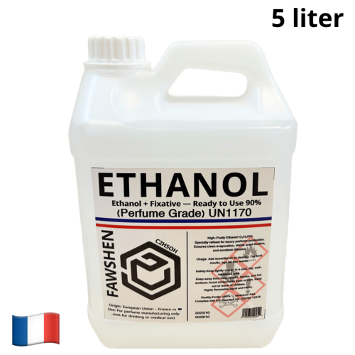 French ethanol alcohol ready for mixing 5 liters F...