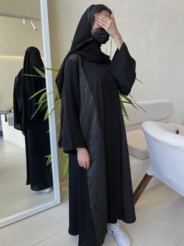 عباية جكار بالظهر والجانبين كلوش- قماش انترنت