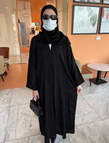 عباية تطريز مثلث - قماش ارمني