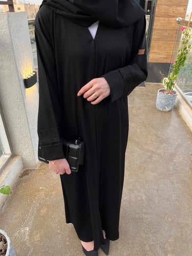 عباية سوده - قماش راما