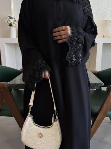 عباية الكم واسع كلفة شك قماش انترنت - نص كلوش