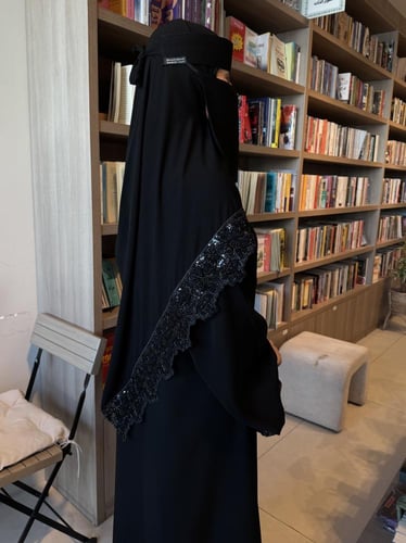 عباية الكم واسع كلفة شك قماش انترنت - نص كلوش