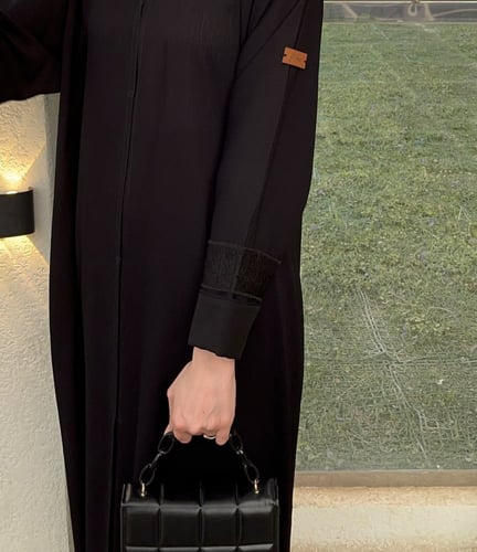 عباية سوده - قماش راما