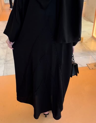 عباية تطريز مثلث - قماش ارمني