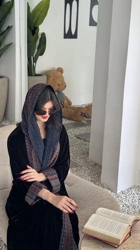 شال كشميري زمردة