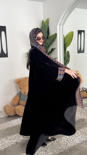 مخمل كلوش بكم كشميري(ياسمينا)