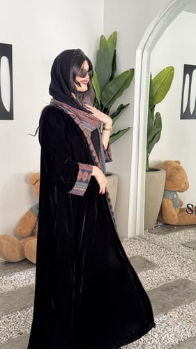 مخمل كلوش بكم كشميري(ياسمينا)