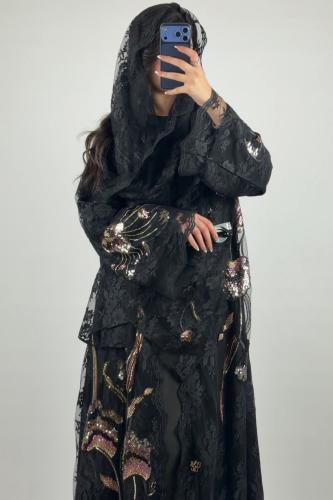 همس كريب أو دانتيل بورود مطرزة