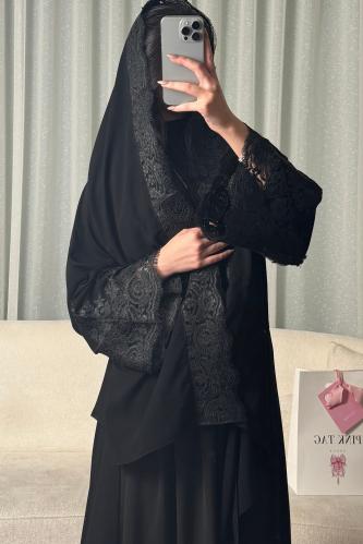 كريب ملكي كلوش دانتيل