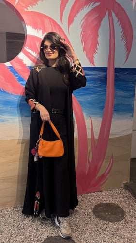 لينين اسود هودي قطن