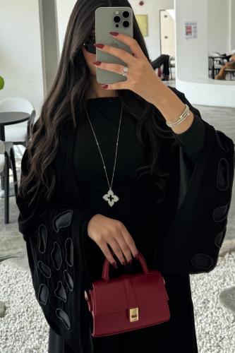 كريب ملكي كلوش وتفته أسود