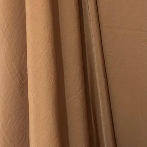 حرير مغسول بكم بالون أسود-زيتي-تيفاني-جملي