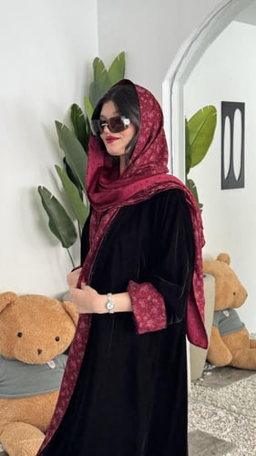 مخمل نص كلوش بكم كشميري( فيروز)