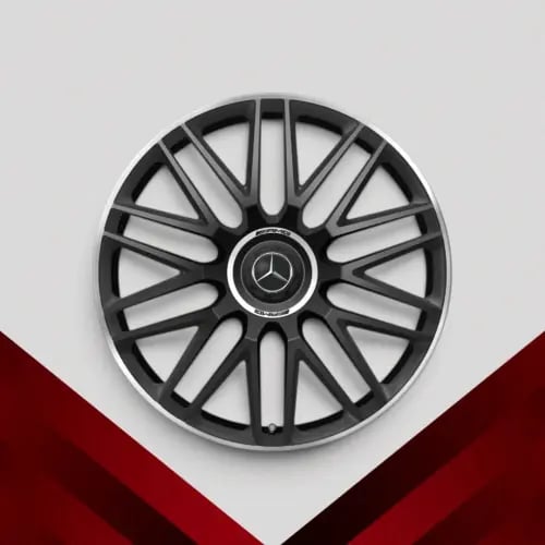 جنوط مرسيدس AMG 63 مقاس 20 انش عرضين باللون الأسود...
