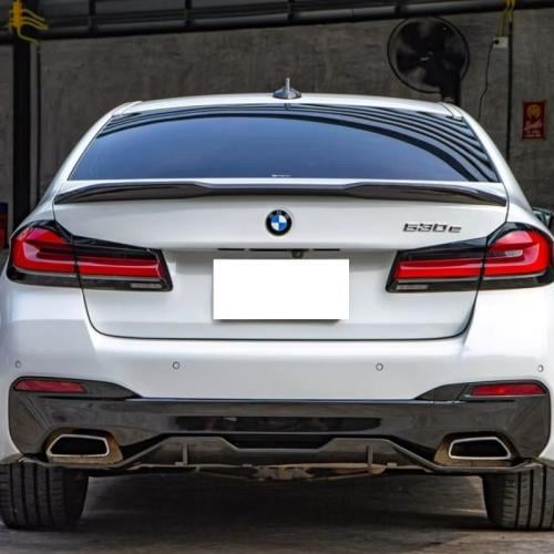 مخارج شكمان مربعة فضي BMW الفئة الخامسة G30 G31 (2...