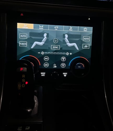 شاشة مكيف رنج روفر