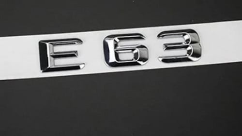 علامة E63-سيلفر