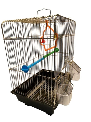 قفص طيور ذهبي