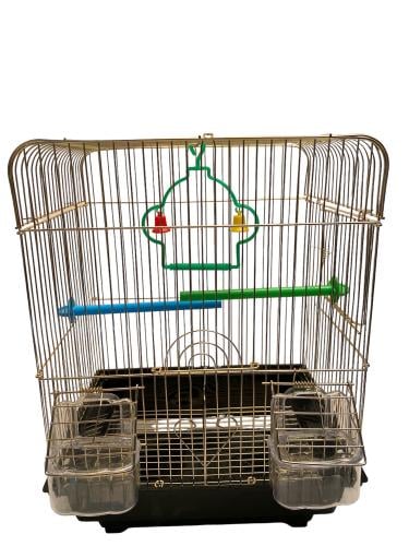 قفص طيور ذهبي