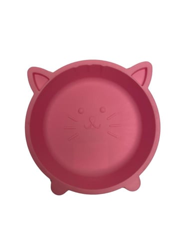 وعاء قطط على شكل قط