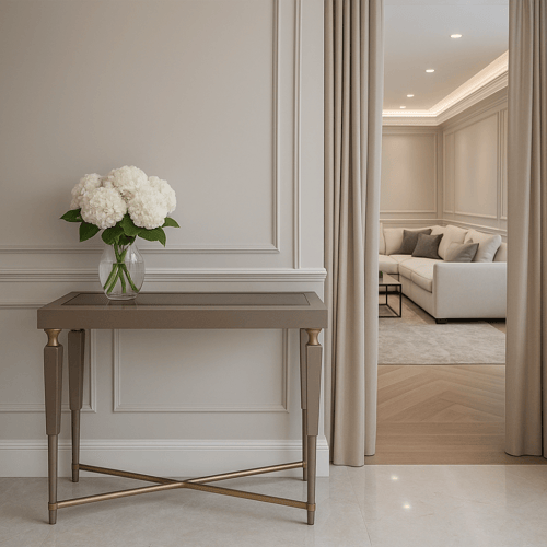 طاولة كونسول بتصميم فاخر وعصري