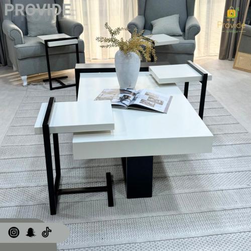 طقم طاولة مع 4 خدمة