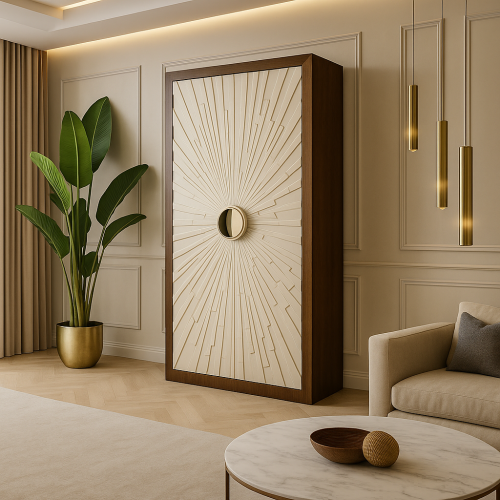 دولاب عبايات تصميم فني عصري وفاخر