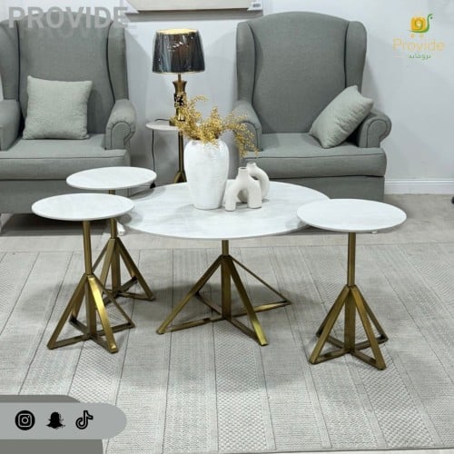 طقم طاولة تقديم ( 4 طاولة خدمة )