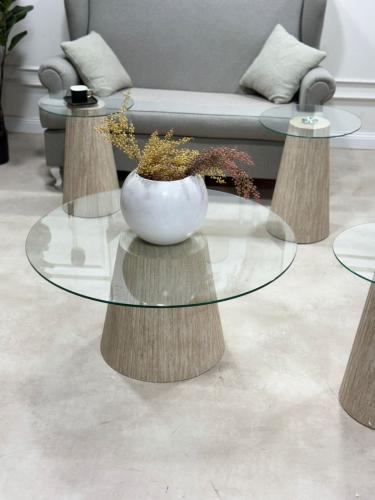 طقم طاولة تقديم ( 4 طاولة خدمة )