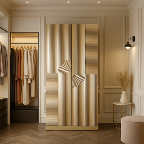 دولاب عبايات تصميم عصري فاخر بلمسات فنية فريدة