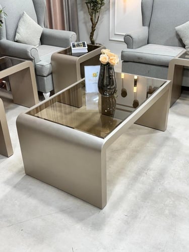 طقم طاولات مع 6 خدمة