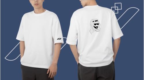 تيشيرت مطبوع بطبعة Man