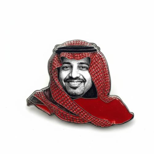 ستيكر معدني راشد الماجد