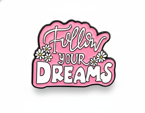 ستيكر معدني Follow your dreams