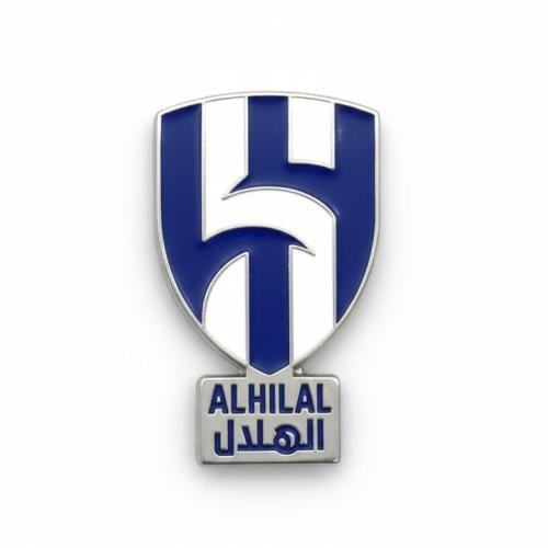 ستيكر معدني لوقو الهلال الجديد