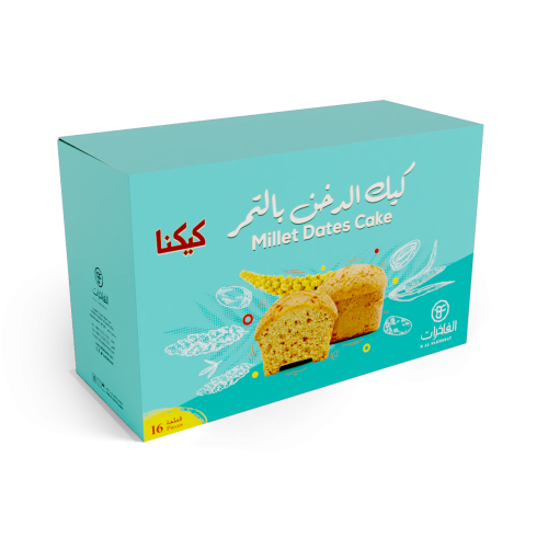 كيك التمر بالدخن