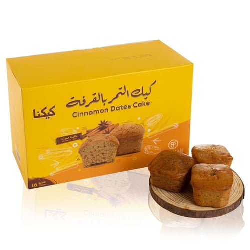 كيك التمر بالقرفة