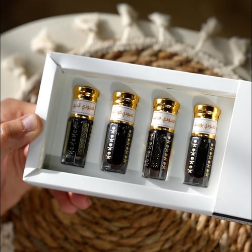 دهن عود كمبودي أربعة أنواع