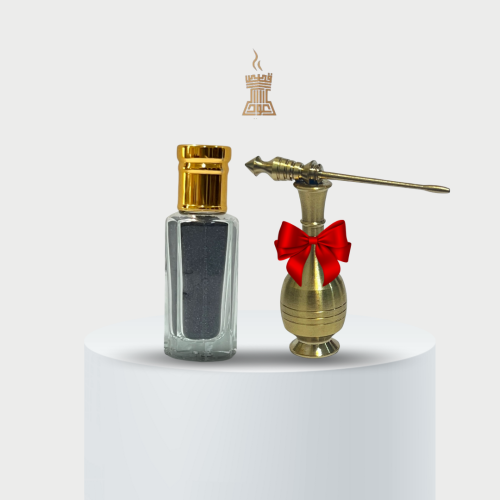 كحل أثمد أصفهاني طبيعي نقي + مكحلة هدية