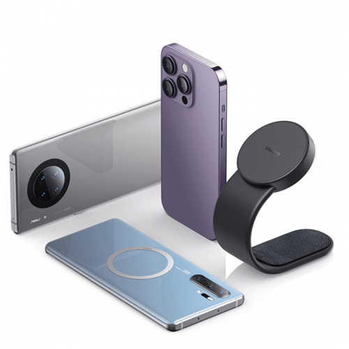 حامل جوال مغناطيسي بيسوس كلاستر للجوال - اسود