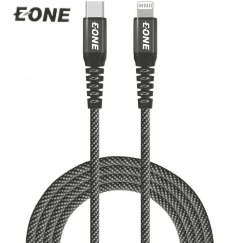 كابل تايب سي الى لايتنينج 1.2 متر قماش من اي ون مع...