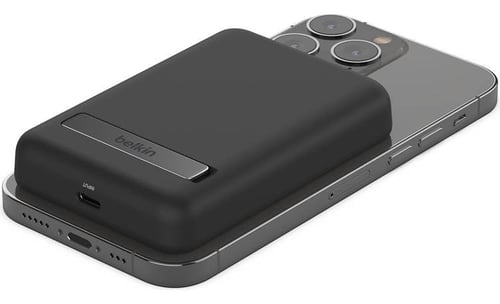 بطارية بيلكن 5 الاف ماج سيف مع ستاند - اسود