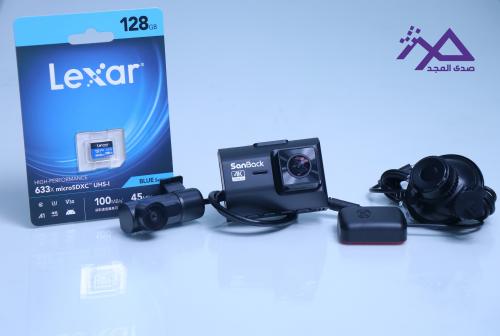 داش كام سان باك كاميرا سيارة مع جهاز تتبع GBS واي...