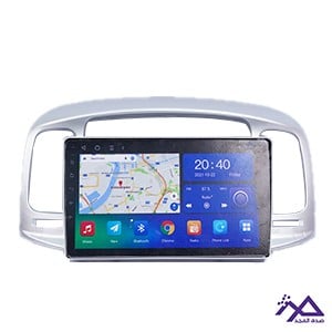 شاشة اكسنت 2010 فضي | 2010 accent screen silver