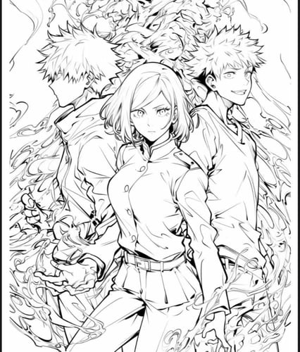 ملف تلوين جوجوتسو كايسن