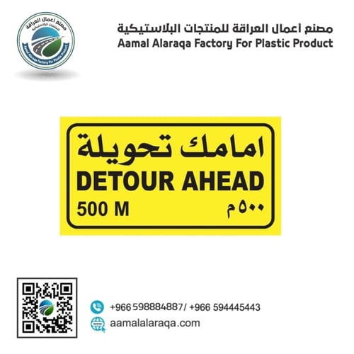 لوحة ارشادية 2م*1م