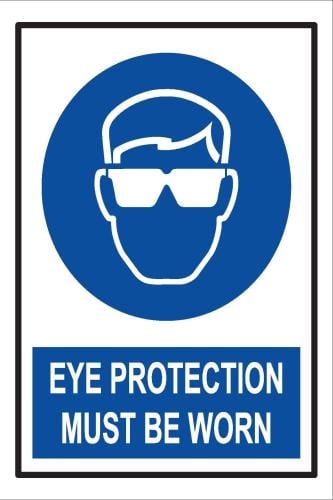 Eye Protection must be worn